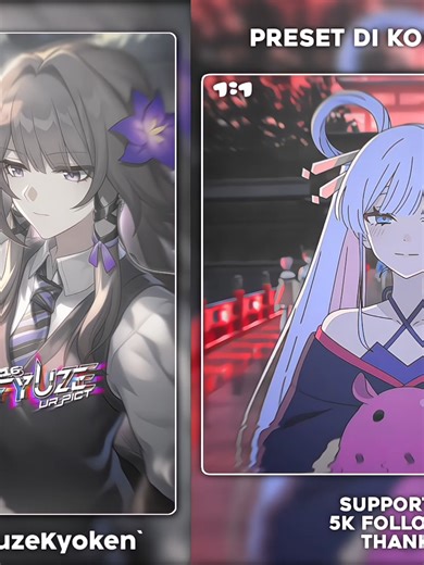 Preset Alight Motion: Love Me Not Collection