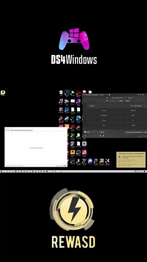 Como Funciona Ds4 e Rewasd #rewasd #ds4windowsaimassist #ds4wirelesscontroller