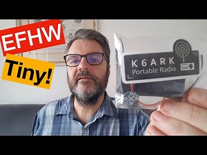 Building The K6ARK End-Fed Half-Wave EFHW QRP Antenna Kit.