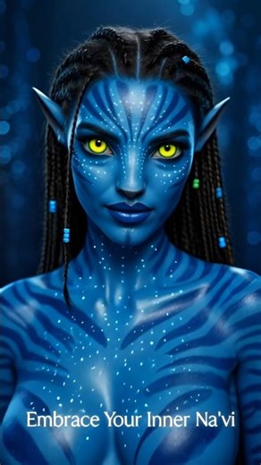 Beyond Pandora: The Ultimate Na'vi Transformation 🌿✨ #Avatar #Cosplay #Cinematic