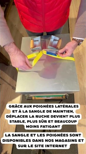 Comment porter une ruche avec sangle (tuto apiculture)