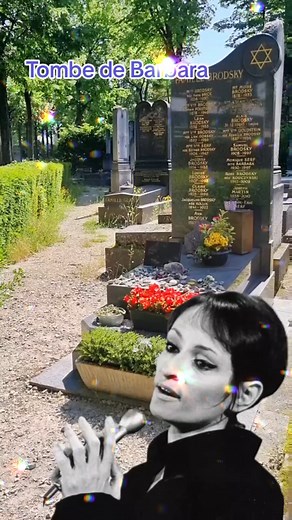 Tombe de Barbara Monique Serf chanteuse chanson française | Dr.Sofiya