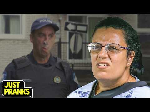 This Cop Had White Powder ALL OVER His Nose! 😂🚔 | Just Pranks
