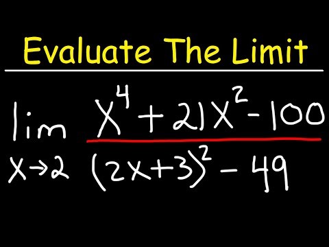 Evaluating Limits Analytically by Factoring Trinomials and Binomials