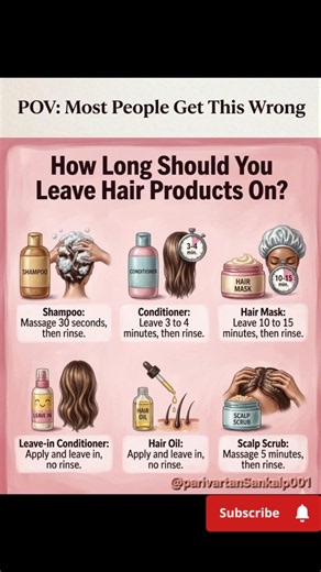 How Long Should You Actually Leave Hair Products On? (Correct Way)