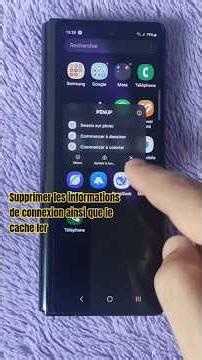 supprimer les informations de connexion ainsi que le cache avant de désinstallation d'application