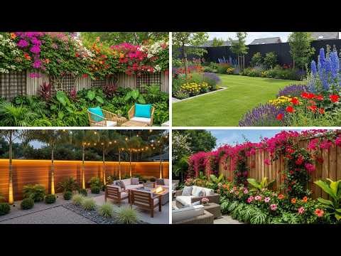 Fence Landscaping Ideas to Make Your Backyard Private & Beautiful