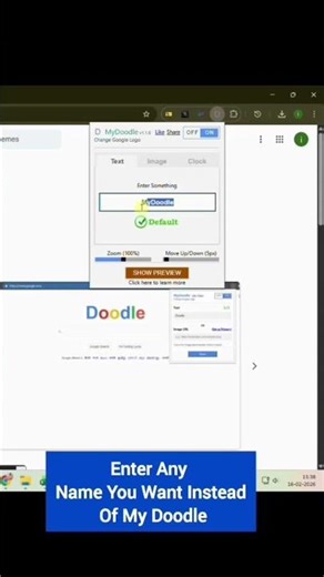 See your name instead of Google! 😲 💻⚡#GoogleTips #ComputerTricks #TechShorts #ComputerEducation
