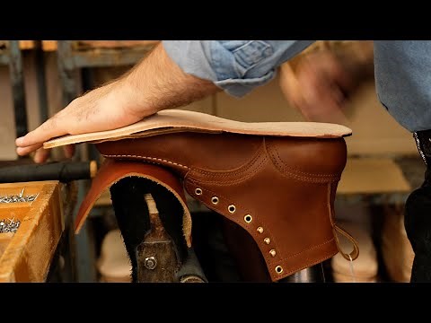 HANDCRAFTING The World's TOUGHEST Moc Toe Boot | How It's Made