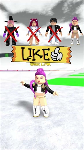 KPop Demon Hunter Speed Run Challenge‼️😱 #roblox #shorts