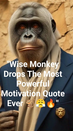 This Monkey's Quote Will Change Your Life Forever 🐒💪 #Motivation