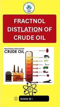 Distillation fraction of crude oil #physics