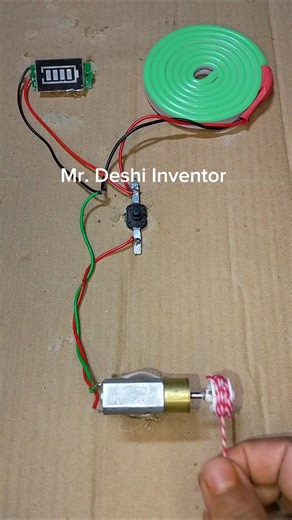 Powering A Neon Strip Light and LED Light With Mini Gear Motor Generator ° DC Motor #dcmotor #shorts