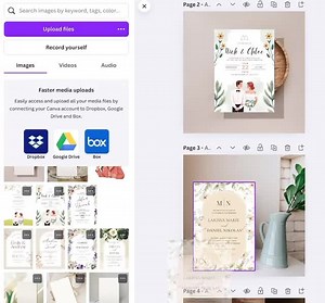 Blank Card Mockup Bundle 25, Boho Minimalist Flatlay Backgrounds, 5x7 Stationary Card, Boho Card Drag and Drop Mockup, 5x7 Canva Template - Etsy