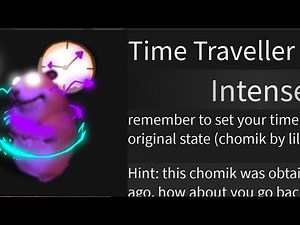(FTC) How To Get "Time Traveller Chomik" on Mobile! | Roblox (read desc, do it)