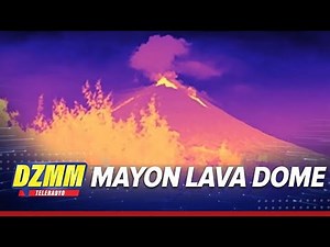 Mayon lava dome slow to rise - Phivolcs | DZMM Teleradyo