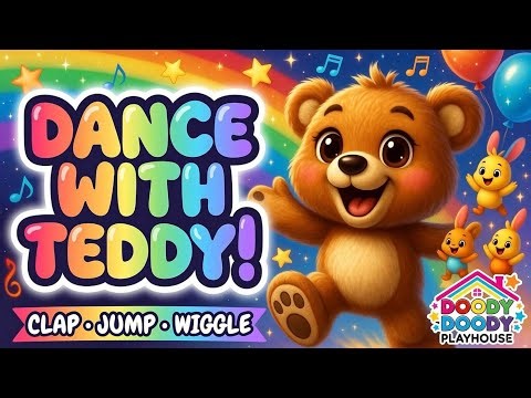 Dance With Teddy 🧸 | Fun Kids Dance Song | @DoodyDoodyPlayhouse 
