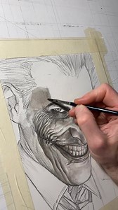 Pre-commission for Lake Como Comic Art Festival: A4 size, halftone #dccomics #joker #lccaf #comics | Riccardo Federici