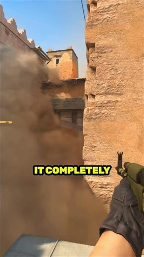 Giant Door Smoke From Tunnels On Dust 2 #shorts #cs2