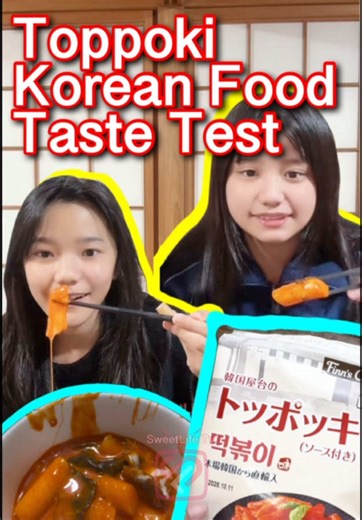 Topokki Taste Test: Asuka & Akari's Mukbang Experience