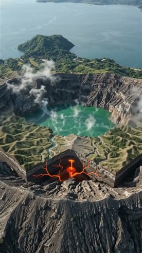🌋 A Volcano Inside a Lake Inside a Volcano?! 🇵🇭