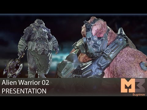 Alien Warrior 02 Presentation