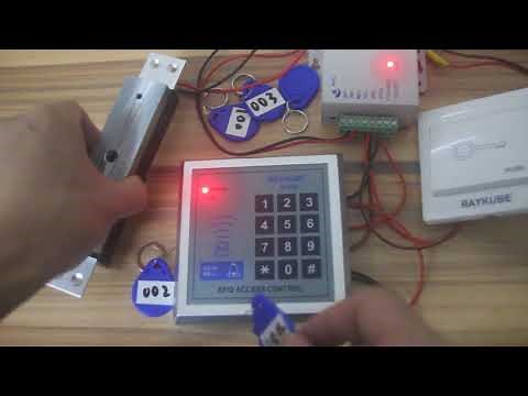 RAYKUBE R-K03 Access Control operation introduction