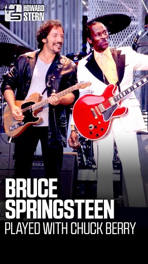 Howard Stern Show | Bruce @Springsteen tells Howard about the time he performed with Chuck Berry when he was 23 years old. | Instagram