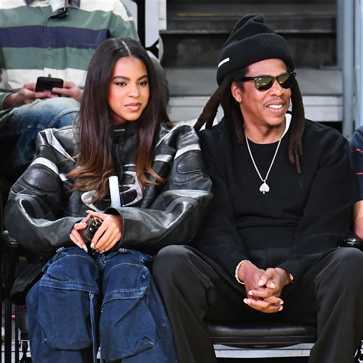 Jay-Z’s Annual Daddy-Daughter Outing With Rumi, Blue Ivy at Super Bowl 2026 Is a Total Touchdown