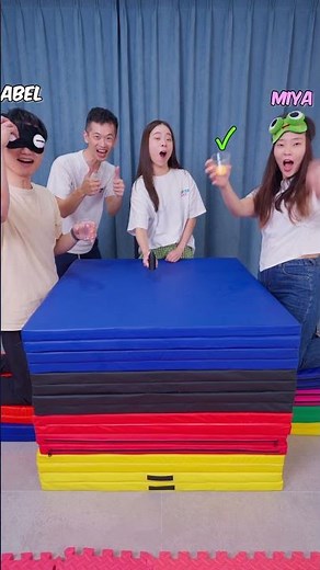 Floating Ping Pong Challenge!🏓💨🟡🎉😆