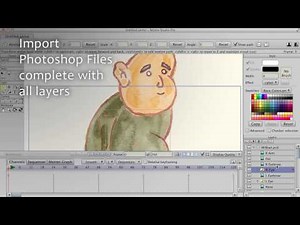 Anime Studio 10 - Pro - Import Photoshop Files - Feature Overview