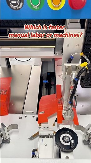 Which is faster, manual labor or machines