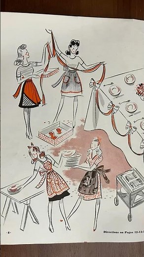 1945 Apron Inspiration! Vintage Apron Options for Every Occasion #vintage #vintage style #aprons