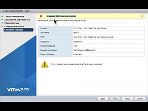 Fix : Error "A required disk image was missing" while Importing VM in ESXi