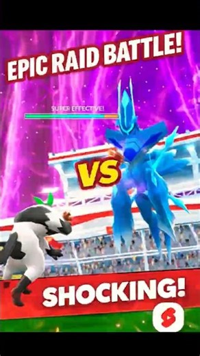 ☠️EPIC Dialga Raid in Pokémon GO! 💙🔥#shortsgaming #pokemongame #pokemongo #pokemon