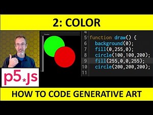2: Color in p5.js: How to Code Generative Art