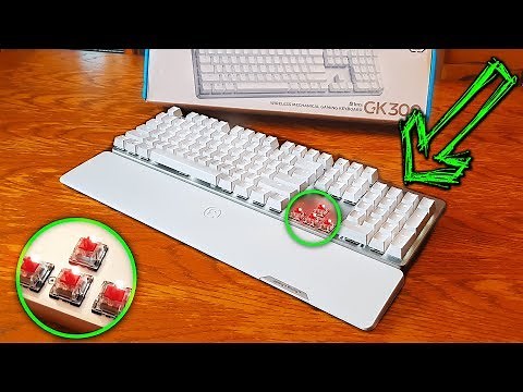 CE CLAVIER BLANC À SWITCH ROUGE EST BLUETOOTH !! Facecam & Unboxing