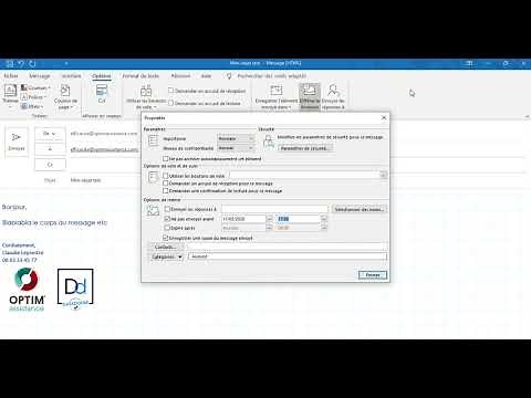 Différer l'envoi d'un message sur Outlook
