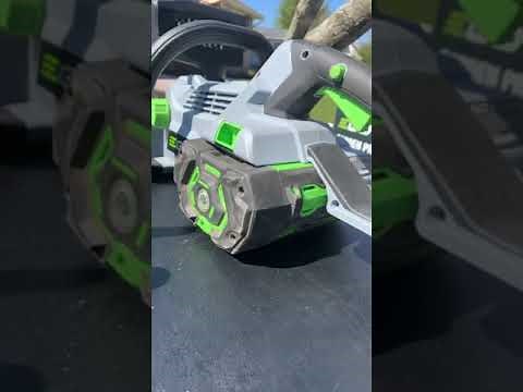 WATCH THIS VIDEO! 14" vs 18" EGO CHAINSAW!!!