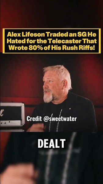 Alex Lifeson Traded an SG He Hated for the Telecaster That Wrote 80% of His Rush Riffs! 🎸🔥