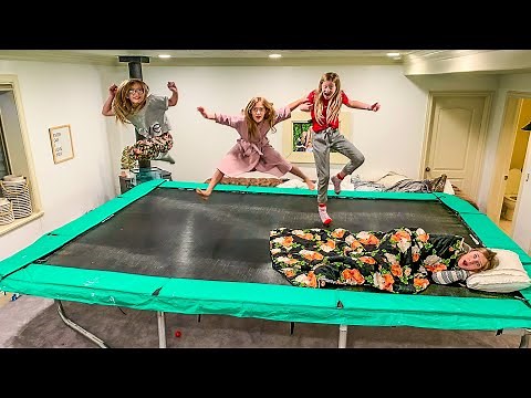 The Last To Leave the Trampoline Wins an Online Shopping Spree!