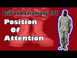 LEARN THE POSITION OF ATTENTION **w/ DS MILES** THOROUGH EXPLANATION !!!!