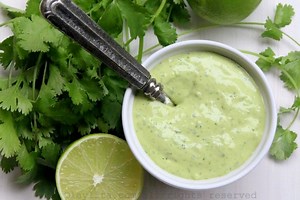 Cilantro aioli or mayonnaise (Mayonesa de cilantro) - Laylita.com