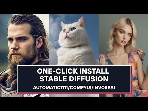 FASTEST Way To Install Stable Diffusion In One-Click! | Automatic1111 | ComfyUI | InvokeAI