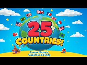 25 Countries, Capitals, & Flags Quiz | Test Your World Geography Knowledge