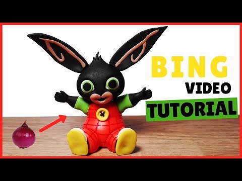 How to make the rabbit BING in FONDANT [BING SUGAR PASTE TUTORIAL cake topper] ➡️ COMPLETE!