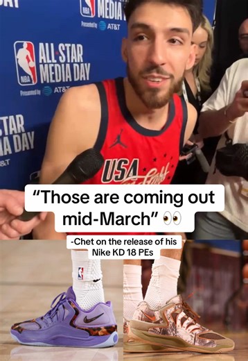 Chet Holmgren's Nike KD 18 PEs Release Announcement