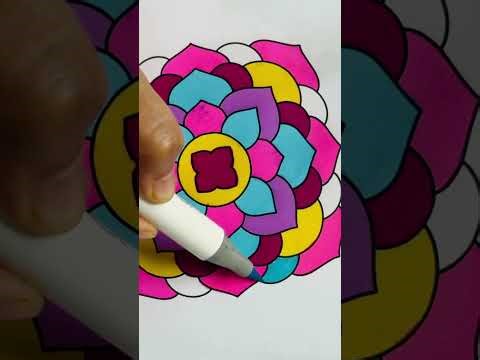 ASMR Coloring | Relaxing and Satisfying Marker Sounds
