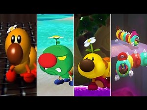 Evolution of Wiggler in Super Mario Games (1990-2022)