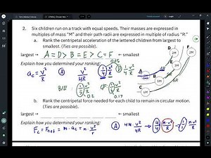 U7WS3: Circular Motion Examples Problem 2 Solution